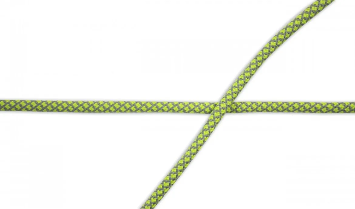 Kordel elastisch Polyester kariert grau grün Breite: 5mm