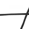 Kordel elastisch Polyester kariert schwarz dunkelgrau Breite: 5mm