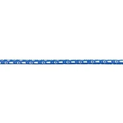 Kordel Kunstleder Zierband Maritim blau weiß Breite: 6mm