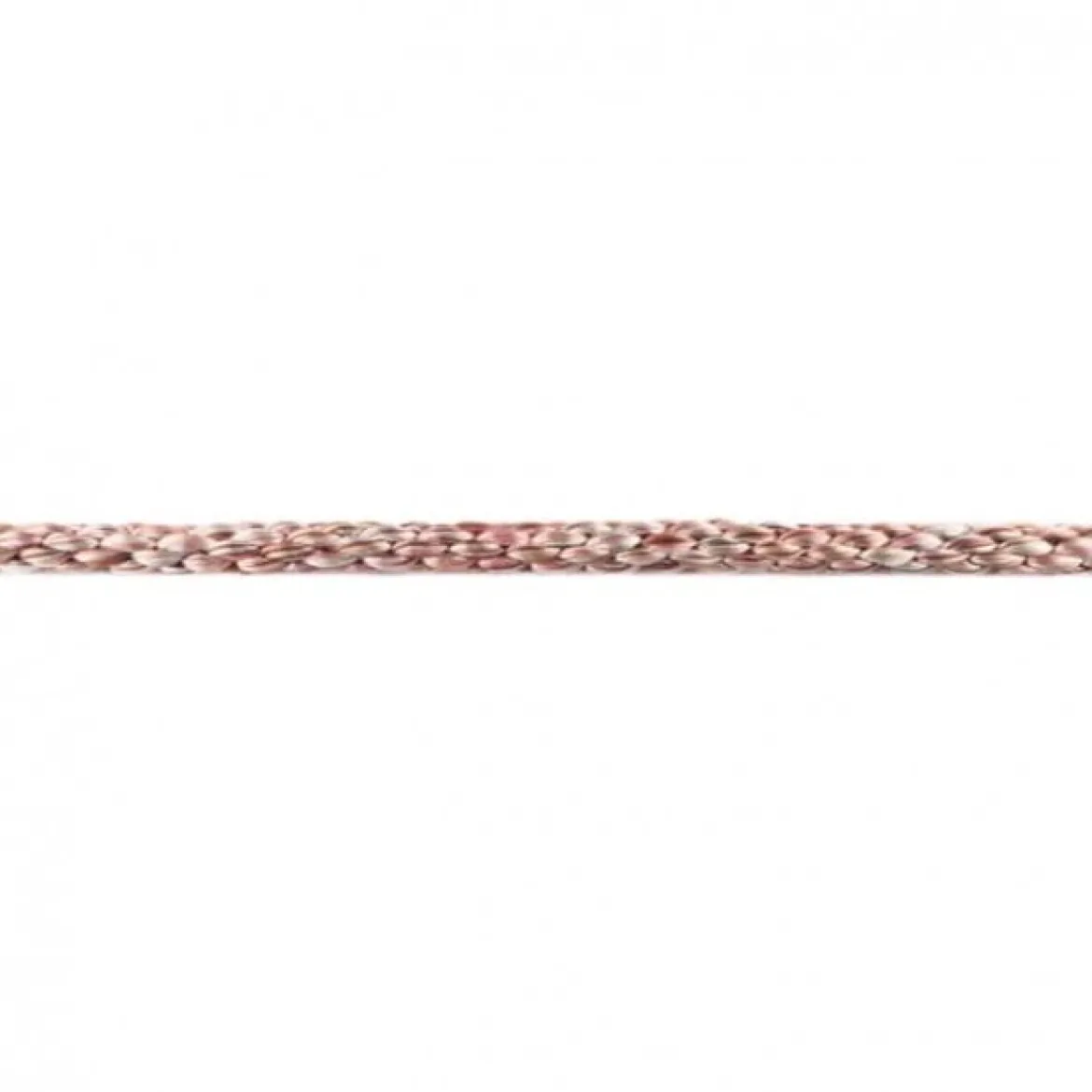 Kordel Polyester beige rosa meliert Breite: 8mm