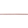 Kordel Velourleder Glitzer rosa Breite: 5mm