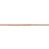 Kordel Velourleder Glitzer sand Breite: 5mm