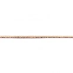 Kordel Velourleder Glitzer sand Breite: 5mm