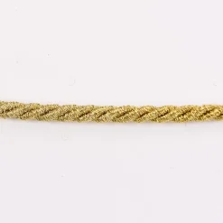 Kordel Zierband goldfarbig dunkel Glitzer Breite: 0,3cm