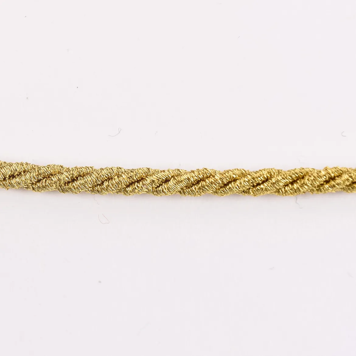 Kordel Zierband goldfarbig dunkel Glitzer Breite: 0,3cm