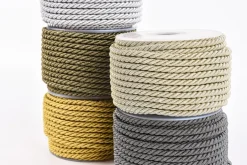 Kordel Zierband goldfarbig hell Glitzer Breite: 0,6cm