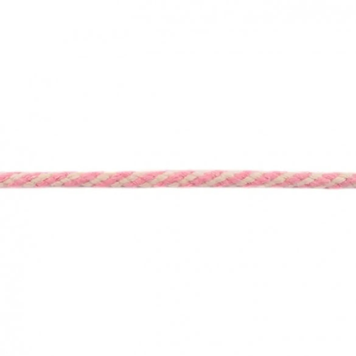 Kordel Zierband natur rosa Breite: 7mm