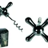 Korkenzieher Metall Nostalgie silberfarbig 10x5,5cm
