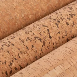 Korkstoff Kork Streifen Meterware natur braun 1,4m Breite