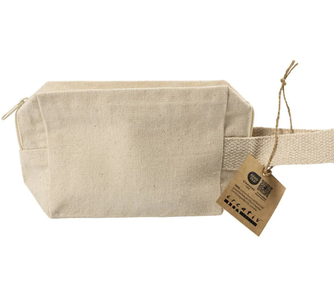 Kosmetiktasche Täschchen aus Baumwolle 14x10x5cm von Creativ Company