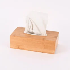 Kosmetiktücherbox aus Bambus 7x24,5x13cm