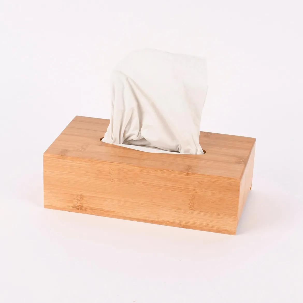 Kosmetiktücherbox aus Bambus 7x24,5x13cm
