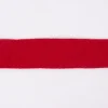 Köperband Baumwolle gewaschen rot Breite: 2,5cm