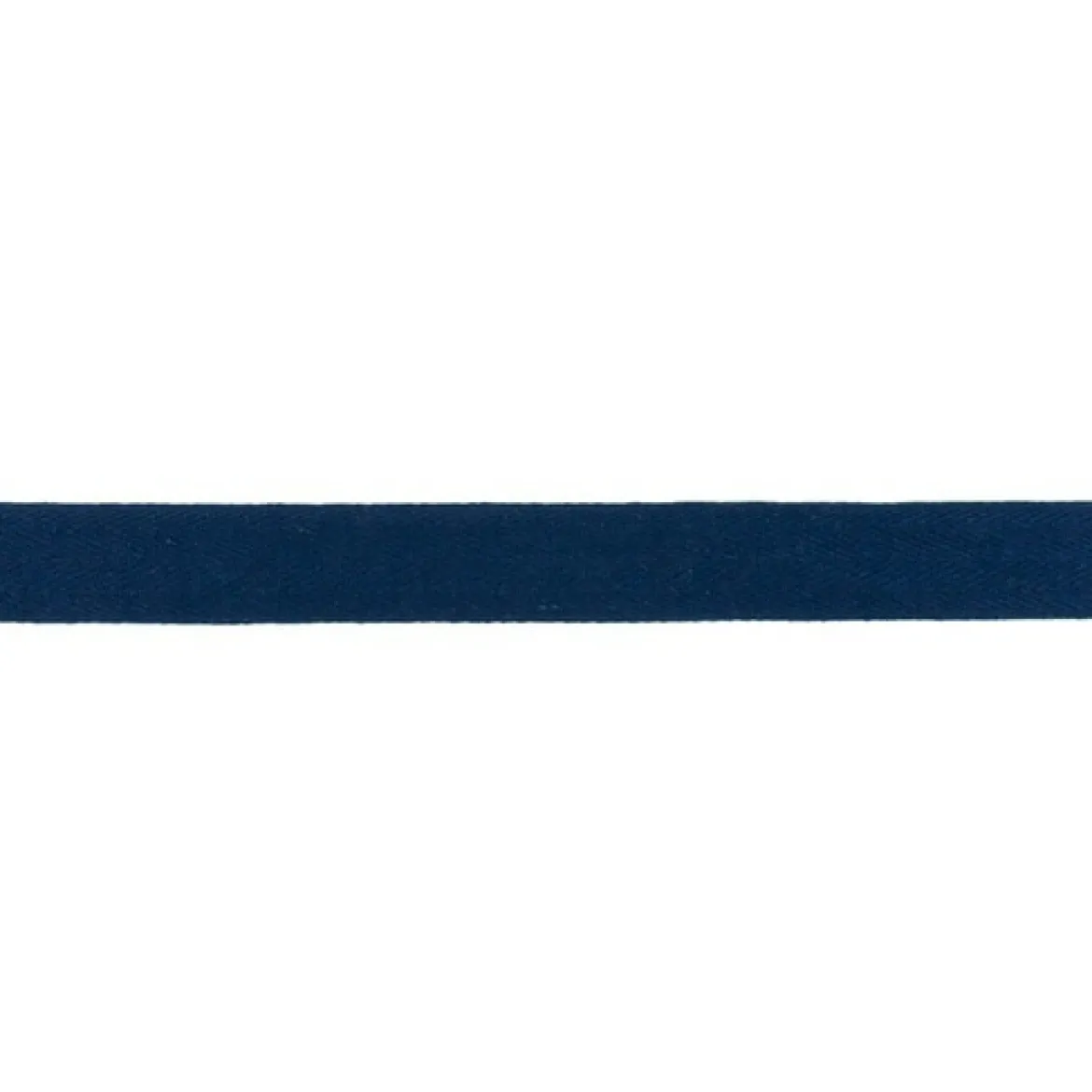 Köperband Baumwolle gewaschen dunkelblau Breite: 2,5cm