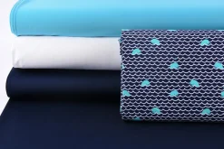 Kreativstoff Elastic Bademodenstoff uni weiß