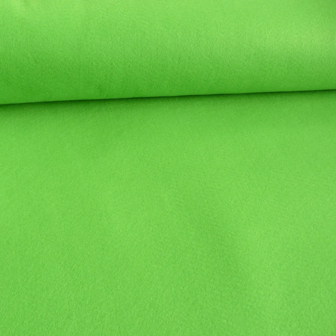Kreativstoff Filz einfarbig apfelgrün 180cm Breite 2mm Stärke