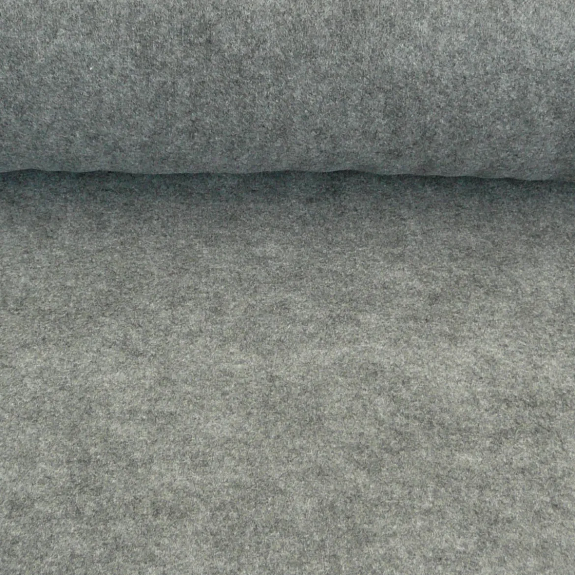 Kreativstoff Filz einfarbig grau meliert 180cm Breite 2mm Stärke