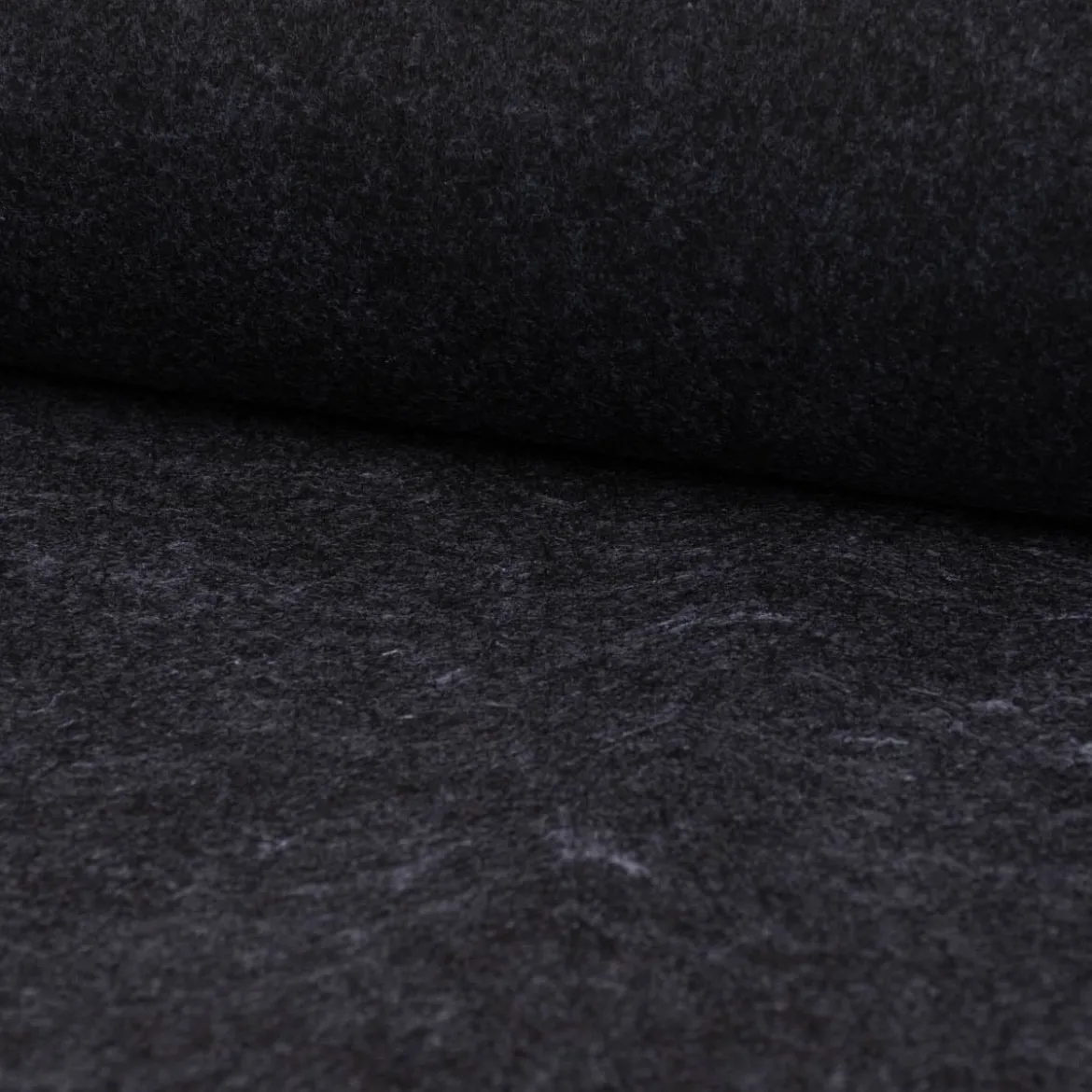 Kreativstoff Filz 1,5mm Stärke einfarbig anthrazit meliert 90cm Breite