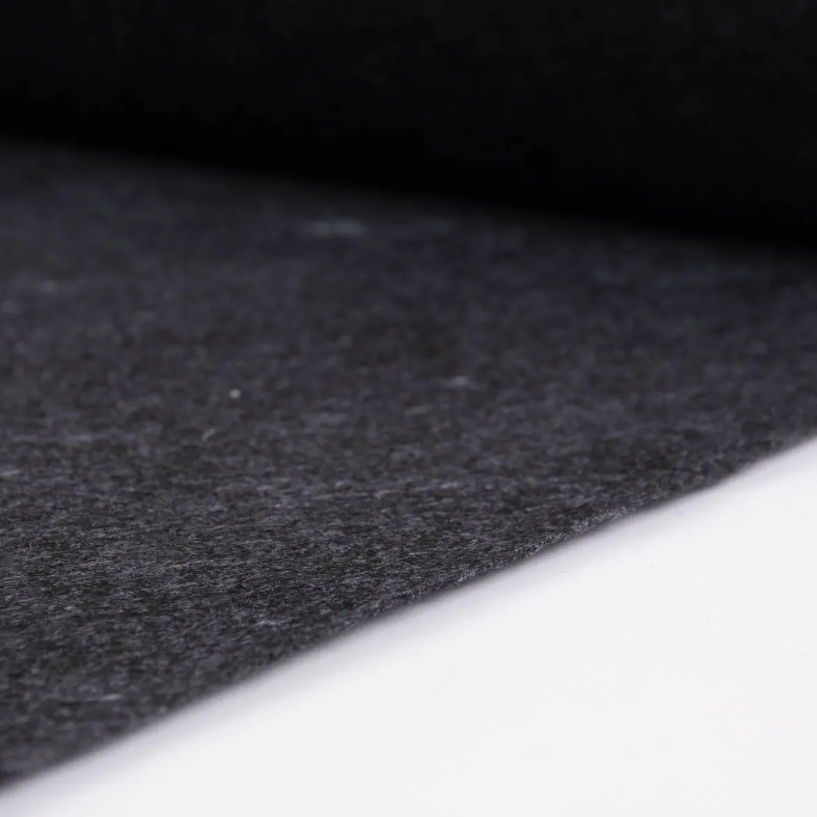 Kreativstoff Filz 1,5mm Stärke einfarbig anthrazit meliert 90cm Breite