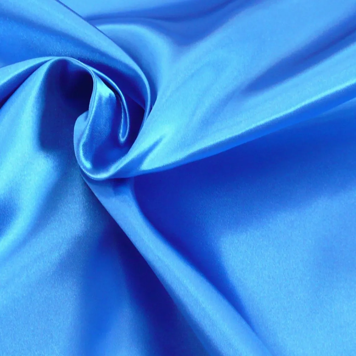 Kreativstoff Satinstoff einfarbig royalblau 1,4m Breite
