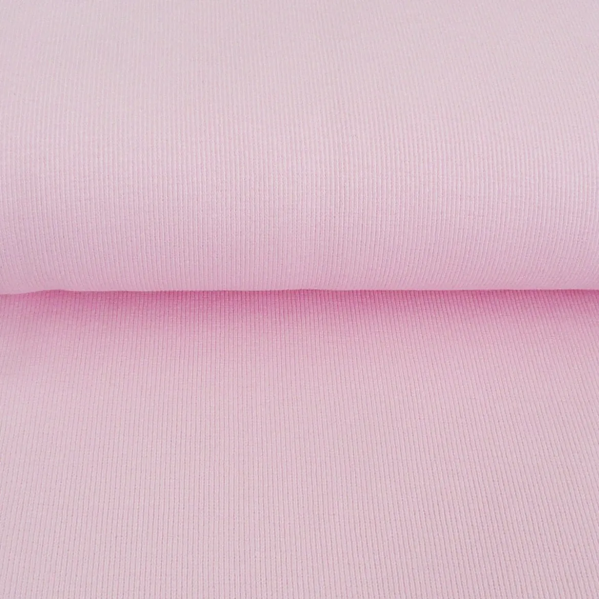Kreativstoff Strickschlauch Bündchenstoff grob rosa 27cm Breite