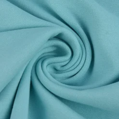 Kreativstoff Strickschlauch Bündchenstoff fein türkis mint 37cm Breite