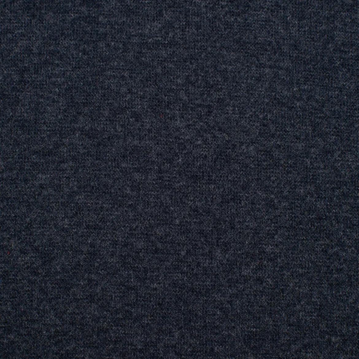 Kreativstoff Strickschlauch Bündchenstoff fein dunkelblau meliert 37cm Breite