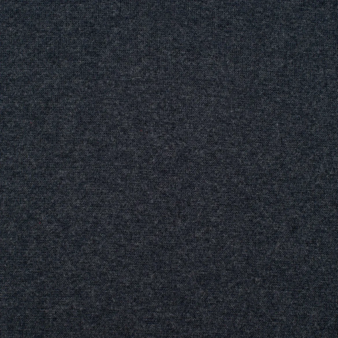 Kreativstoff Strickschlauch Bündchenstoff fein dunkelblau meliert 37cm Breite