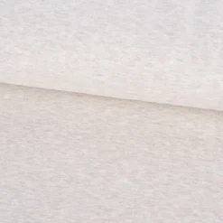 Kreativstoff Strickschlauch Bündchenstoff fein beige meliert 37cm Breite