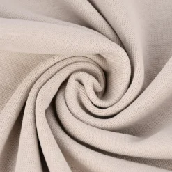 Kreativstoff Strickschlauch Bündchenstoff fein hellgrau 35cm Breite