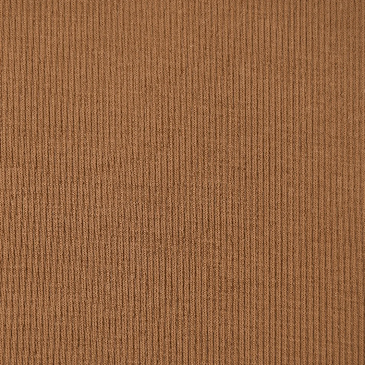 Kreativstoff Strickschlauch Bündchenstoff grob camel braun 27cm Breite