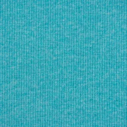Kreativstoff Strickschlauch Bündchenstoff Organic Bio Baumwolle grob petrol meliert 43cm Breite