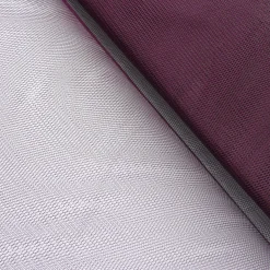 Kreativstoff Tüll Polyester bordeaux rot 1,4m Breite