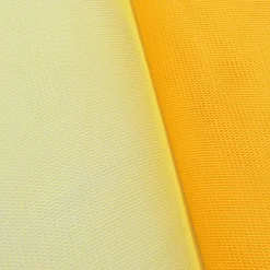 Kreativstoff Tüll Polyester gelb 1,4m Breite