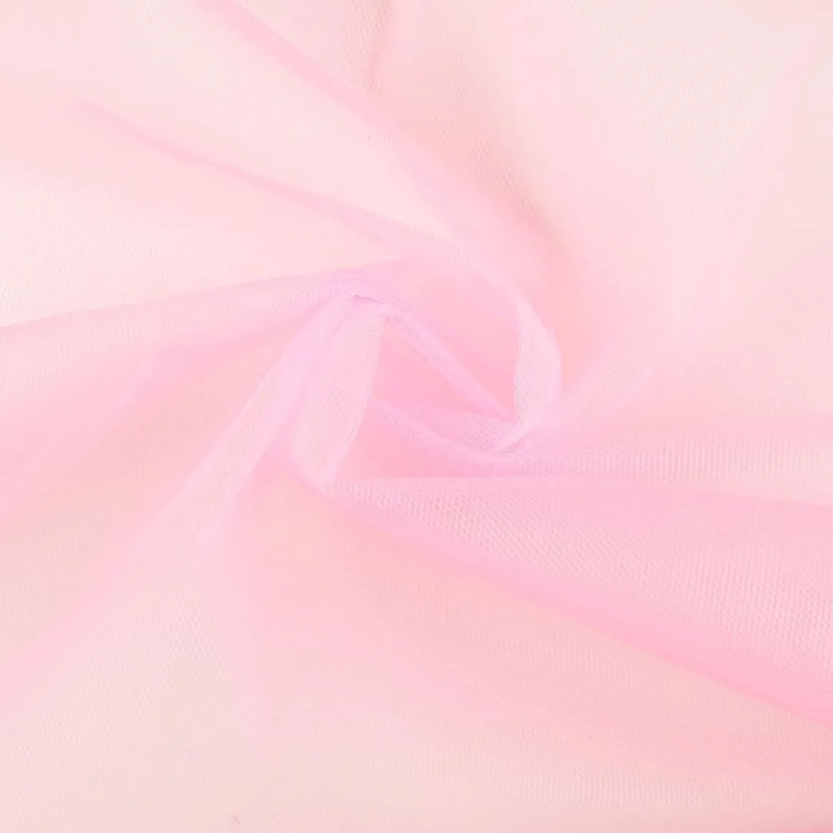 Kreativstoff Tüll Polyester rosa 1,4m Breite