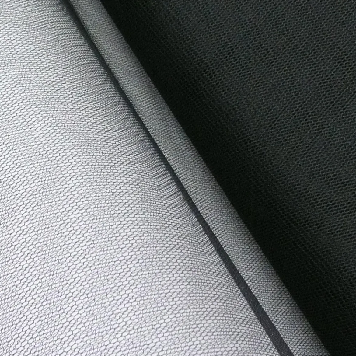 Kreativstoff Tüll Polyester schwarz 1,4m Breite