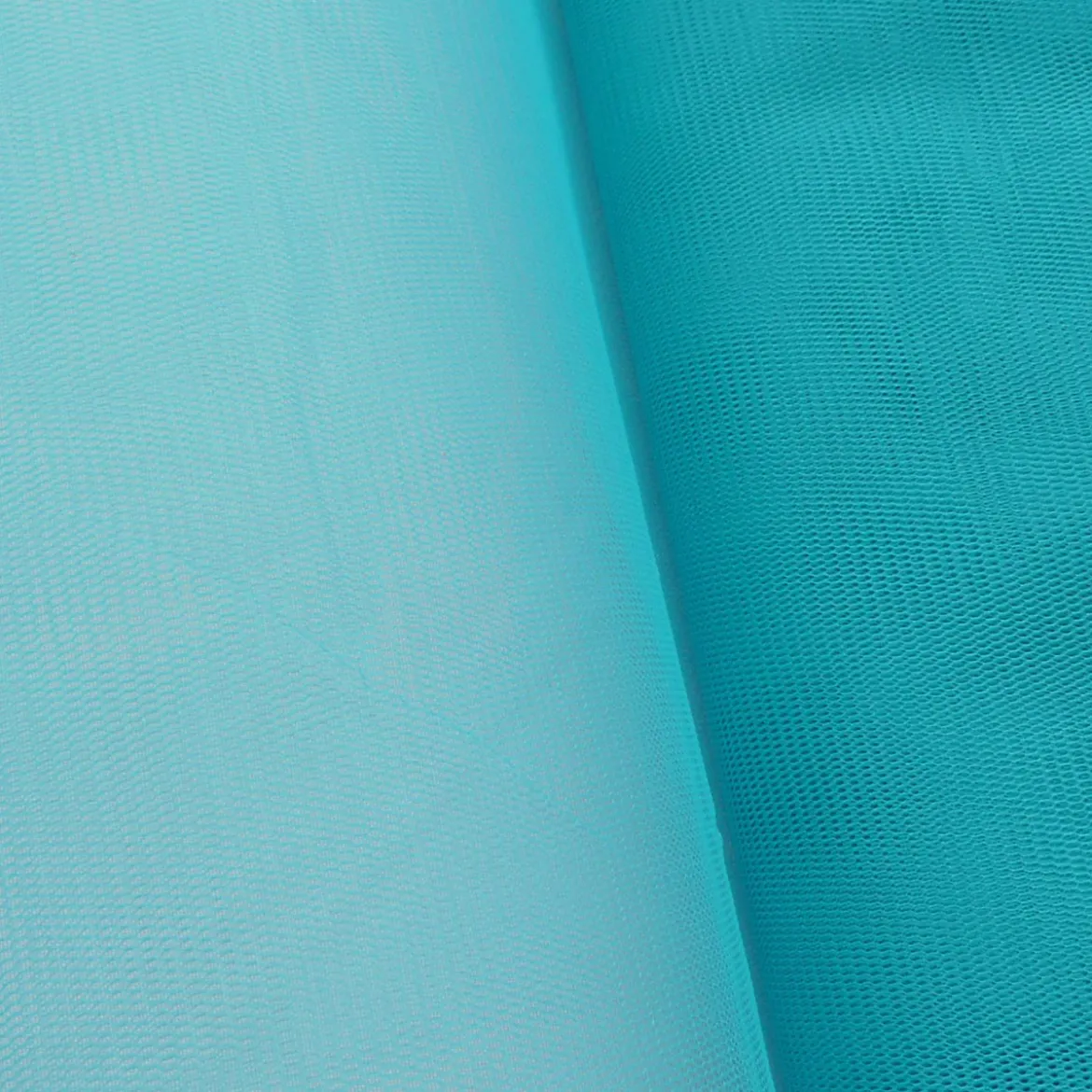 Kreativstoff Tüll Polyester türkis 1,4m Breite