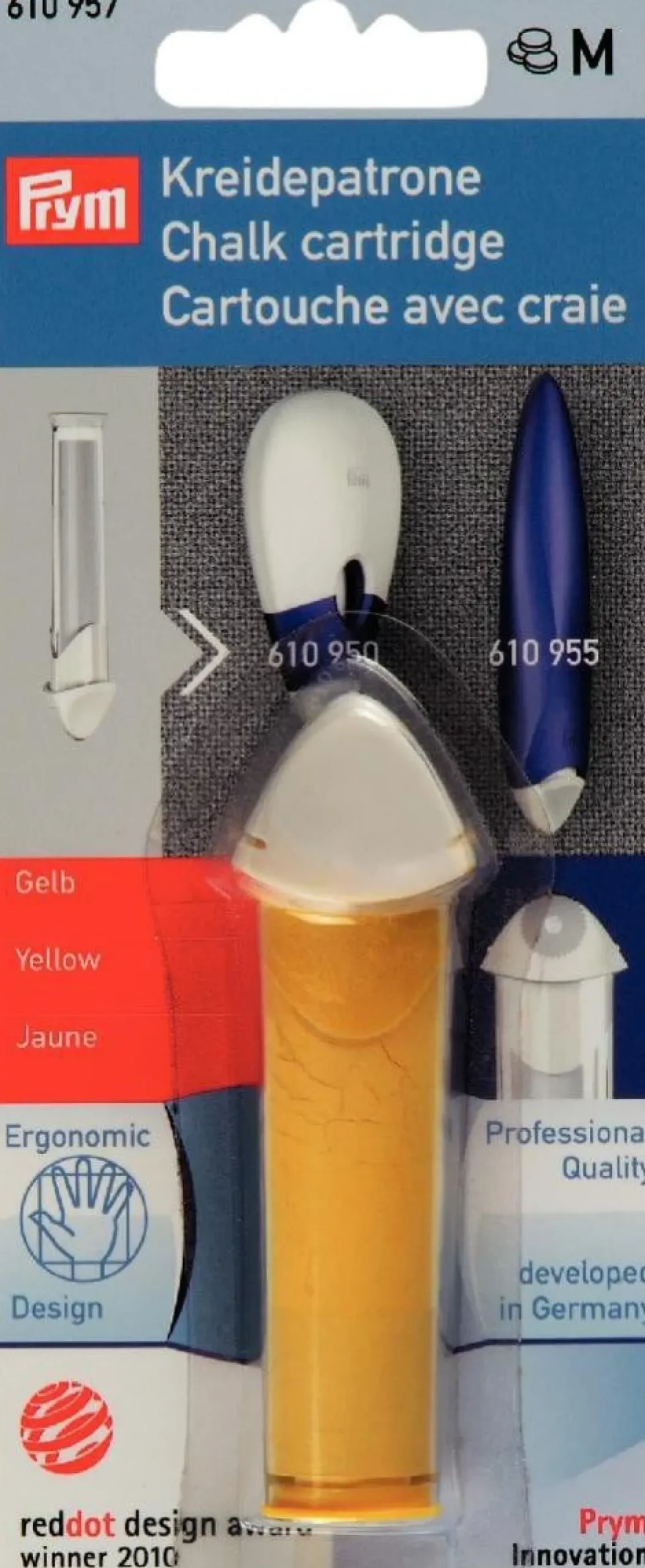 Kreidepatrone gelb ergonomic