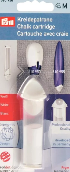 Kreidepatrone weiss ergonomic