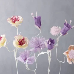 Krepppapier Pastell 8 Bögen 25×60 cm, 180 % Krepp – ideal für Papierblumen | Creativ Company