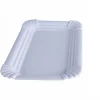 Kuchen Serviere Tablett Schale groß weiß 25x16cm