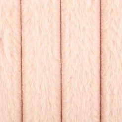 Kunstfell Breitcord einfarbig rosa 1,55m Stoffbreite