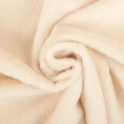 Kunstfell Soft-Plüsch Meterware ecru 1,50m Breite