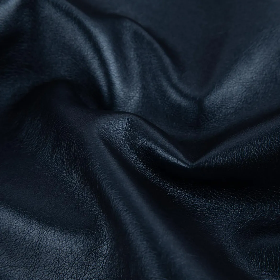Kunstleder Lederimitat Kreativleder Polsterleder Bekleidungsleder mit Viskose cobalt blau metallic 1,4m Breite
