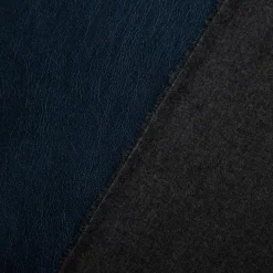 Kunstleder Lederimitat Kreativleder Polsterleder Bekleidungsleder mit Viskose cobalt blau metallic 1,4m Breite