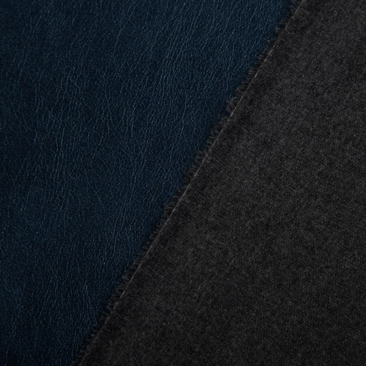 Kunstleder Lederimitat Kreativleder Polsterleder Bekleidungsleder mit Viskose cobalt blau metallic 1,4m Breite