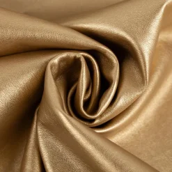 Kunstleder Lederimitat Kreativleder Polsterleder Bekleidungsleder mit Viskose Gold Metallic 1,4m Breite