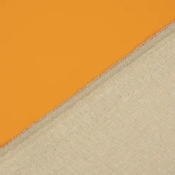 Kunstleder Lederimitat Kreativleder Polsterleder Bekleidungsleder mit Viskose gelb matt 1,4m Breite