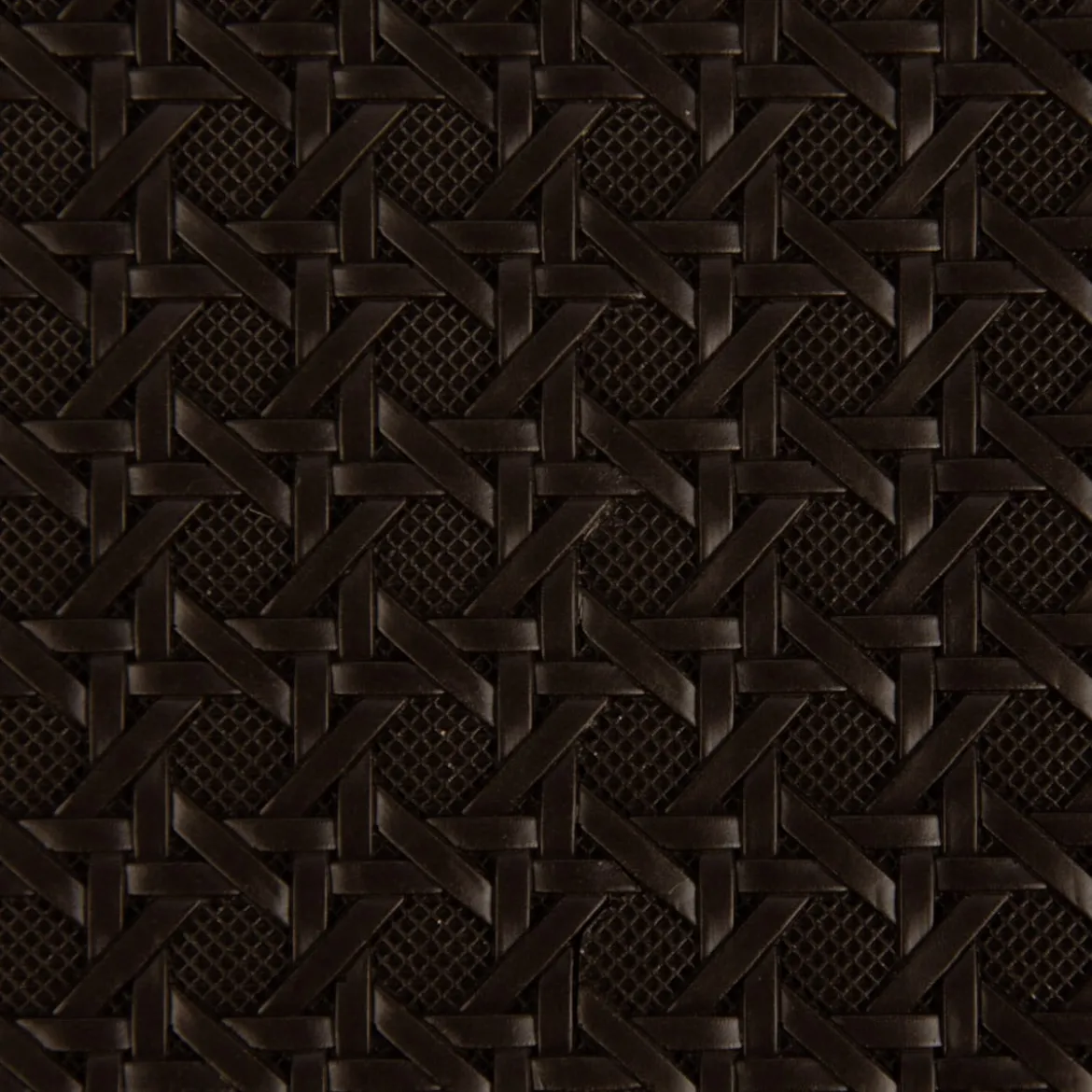 Kunstleder Lederimitat Struktur Geometrisch Relief braun lakritz 1,4m Breite