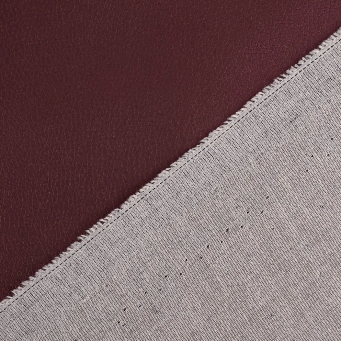 Kunstleder Polsterkunstleder Kreativleder Metallic Glanz aubergine 1,4m Breite